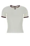 Courrèges Courreges Women White Cotton T-shirt In White