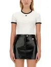 Courrèges Courreges T-shirt Woman In White
