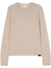 Courrèges T-shirt Ymesh Long Sleeves Men Sand In Cotton