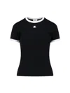 Courrèges Courreges Women Signature Contrast T-shirt