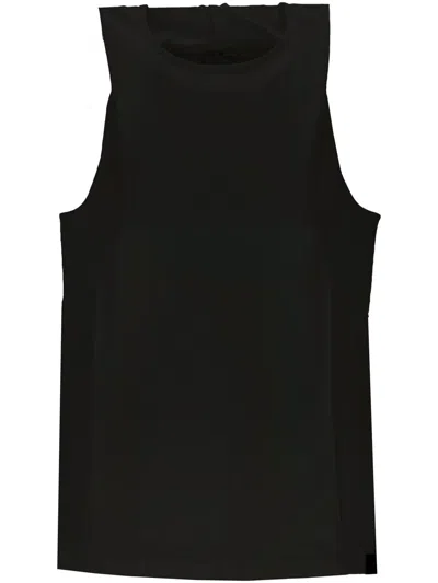 Courrèges Tank Top In Black