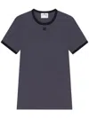 Courrèges Courreges T-shirts And Polos In Denim Black