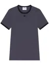 Courrèges Courreges T-shirts And Polos In Denim/black