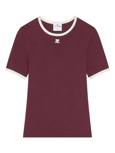 Courrèges T-shirts And Polos In Purple