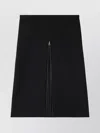 Courrèges Midi Twill Skirt With Zipper