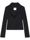 Courrèges Tailored Blazer In 黑色