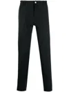 Courrèges Tailored-cut Straight-leg Trousers In Black