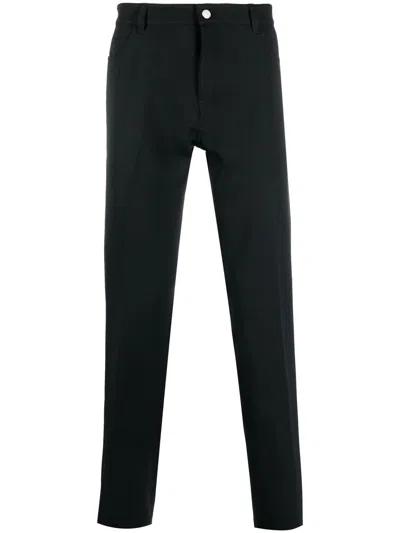 Courrèges Tailored-cut Straight-leg Trousers In Black