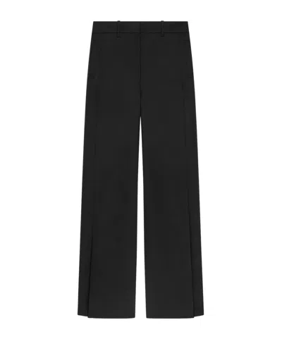 Courrèges Tailored Pleated Trousers In Animal Print
