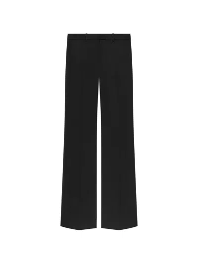 Courrèges Tailored Wool Trousers In Black