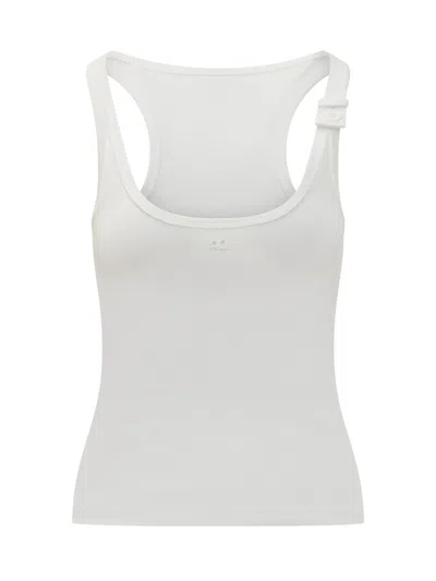 Courrèges Tank Top 90s In White