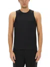 Courrèges Tank Top In Black