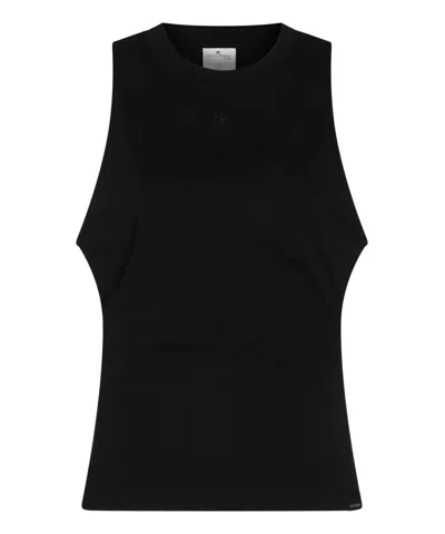 Courrèges Tank Top In Black