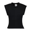 Courrèges Tank Top In Black