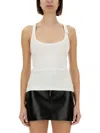 Courrèges Courreges Women Tank Top In White
