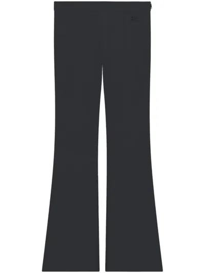 Courrèges Tech Jersey Racer Pants In Black