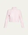 Courrèges Textured Vinyl Crop Jacket In Multi