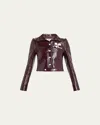 Courrèges Courreges Reedition Reedition Vinyl Jkt In Boredeaux