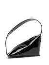 Courrèges The One Leather Shoulder Bag In Schwarz
