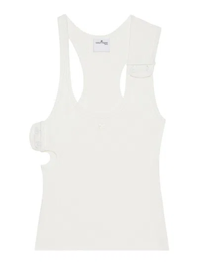 COURRÈGES DOUBLE BUCKET TANK TOP
