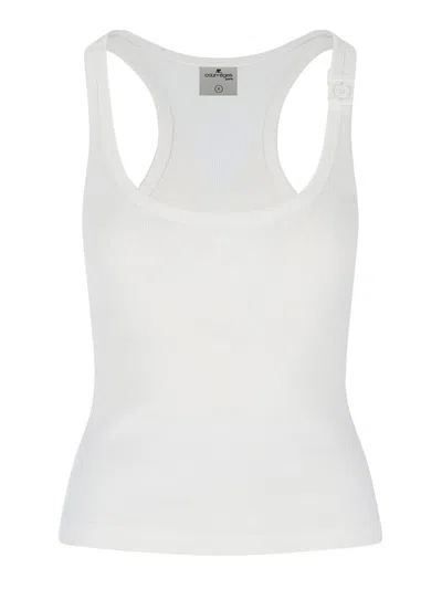 Courrèges Top - Blanco In White