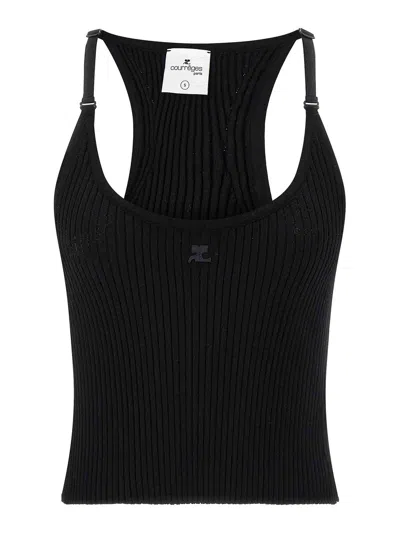 COURRÈGES TOP - NEGRO
