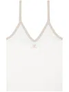 Courrèges Contrast-trim Cotton Tank Top