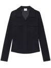 Courrèges Double Pocket Collared Shirt With Cuffed Sleeves