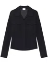 Courrèges Double Pocket Collared Shirt With Cuffed Sleeves