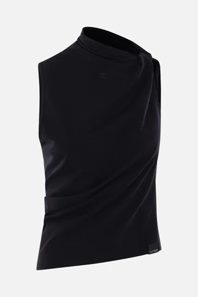 Courrèges Top In Black