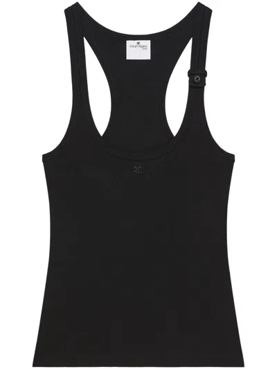 Courrèges Courreges Top In Black