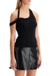 Courrèges Tank Top With Asymmetrical Buckle