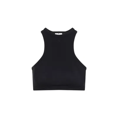 Courrèges Scuba Tech Jersey Bra In Black