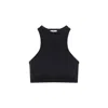 Courrèges Courregès Crop Top In Black