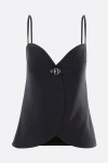 Courrèges Sleeves And Buckle Detail In Black