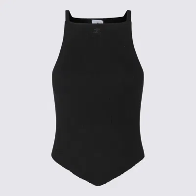 Courrèges Top Blacks And Greys