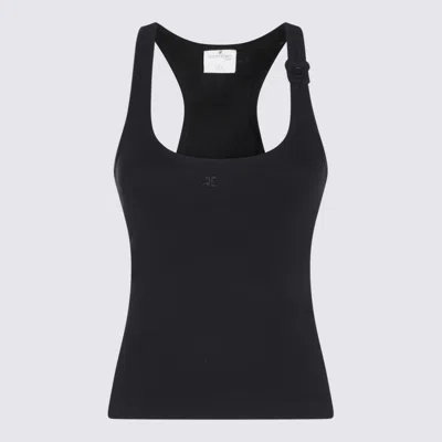 Courrèges Top Blacks And Greys