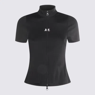 Courrèges Top Blacks And Greys