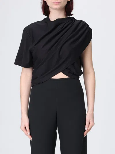 Courrèges T-shirt  Woman Color Black