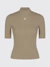 Courrèges Top  Woman Color Nude In Brown