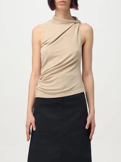 COURRÈGES TOP COURRÈGES WOMAN COLOR SAND,G72351054