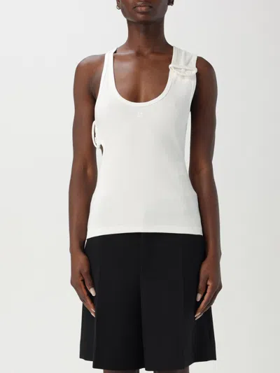 COURRÈGES TOP COURRÈGES WOMAN COLOR WHITE,G51822001