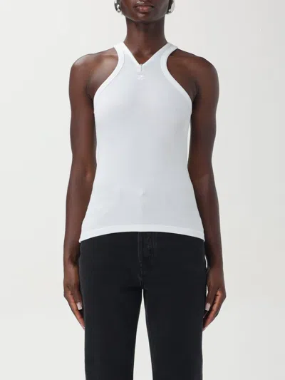 Courrèges Top  Woman Color White In Weiss