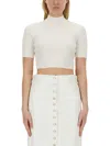 Courrèges Courreges Woman Sweater White Size M Viscose, Polyester In White