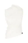 Courrèges Courreges Women Draped Top In Heritage White