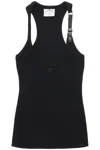 Courrèges Courreges "top Holistic With Buckle Detail In Blue