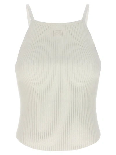 Courrèges Top Holistic In Grey