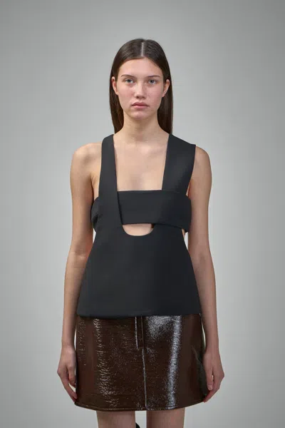 COURRÈGES TOP INFINITY POLYWOOL