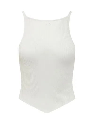 COURRÈGES COURRÈGES TOP SIGNATURE POINTY