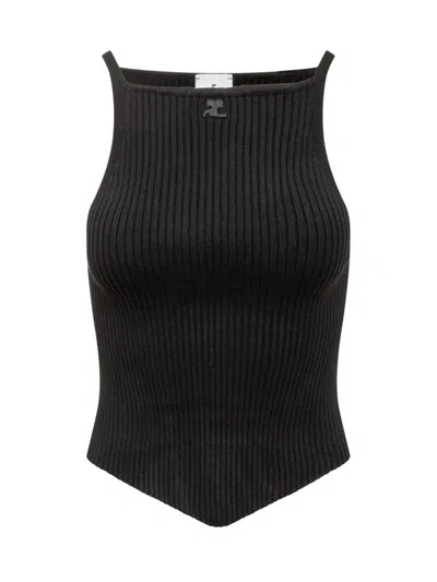 COURRÈGES COURRÈGES TOP SIGNATURE POINTY
